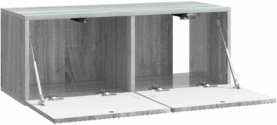 TV staliukas Sieninė TV spintelė 78,5 x 31 x 30 cm Pilka sonoma ąžuolo