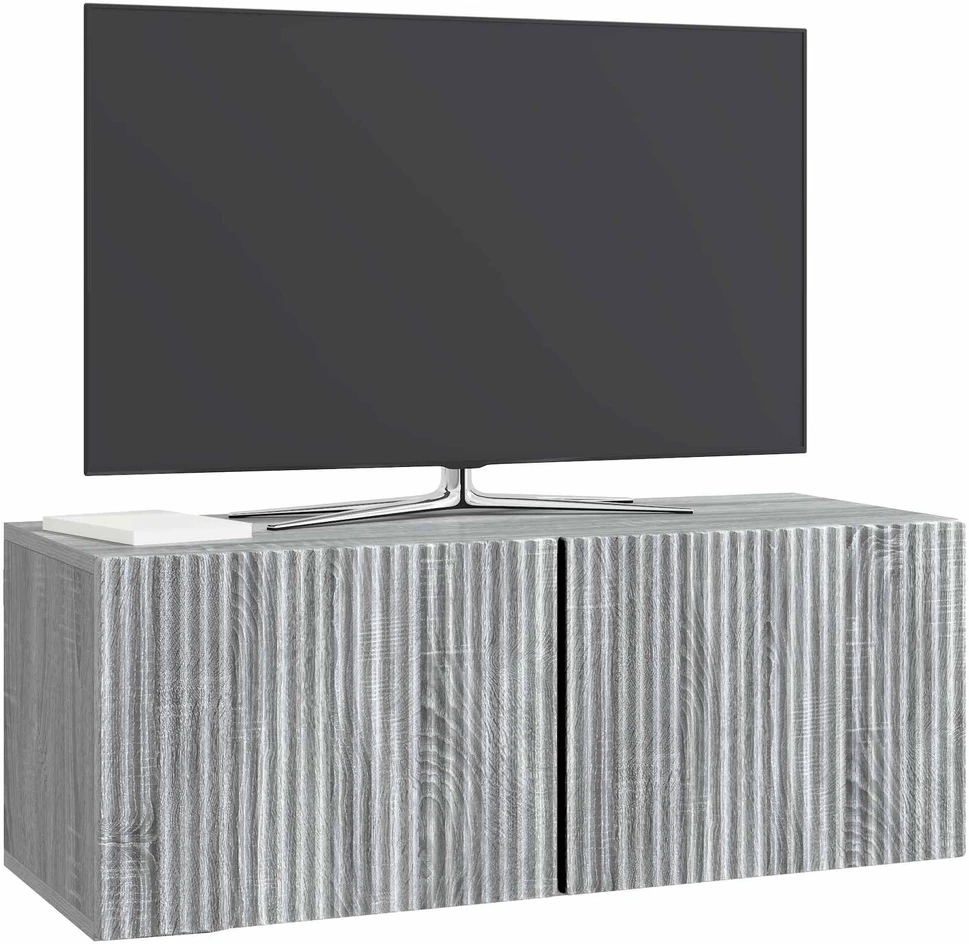 TV staliukas Sieninė TV spintelė 78,5 x 31 x 30 cm Pilka sonoma ąžuolo