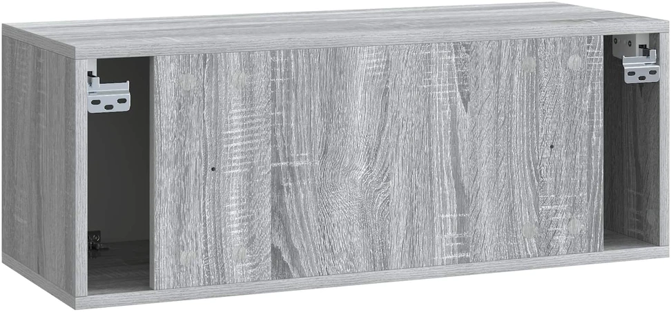 TV staliukas Sieninė TV spintelė 78,5 x 31 x 30 cm Pilka Sonoma