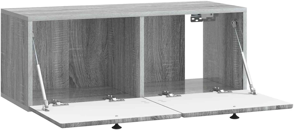 TV staliukas Sieninė TV spintelė 78,5 x 31 x 30 cm Pilka Sonoma