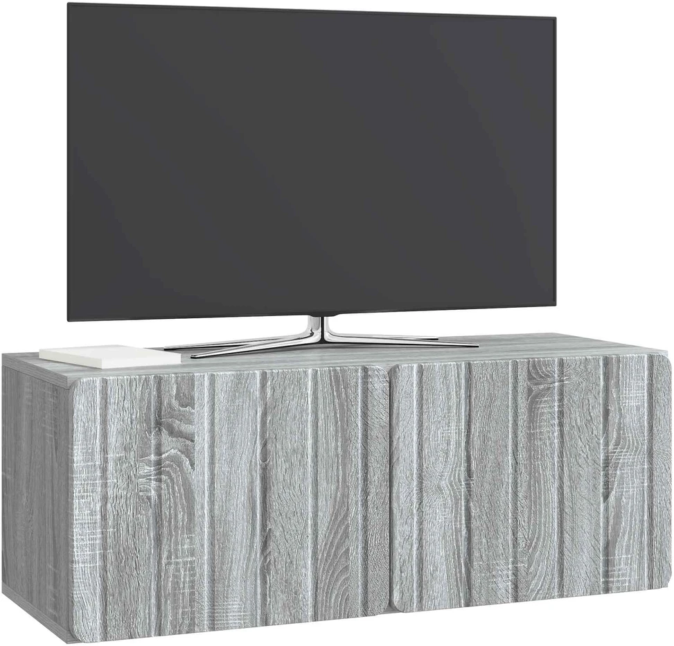 TV staliukas Sieninė TV spintelė 78,5 x 31 x 30 cm Pilka Sonoma