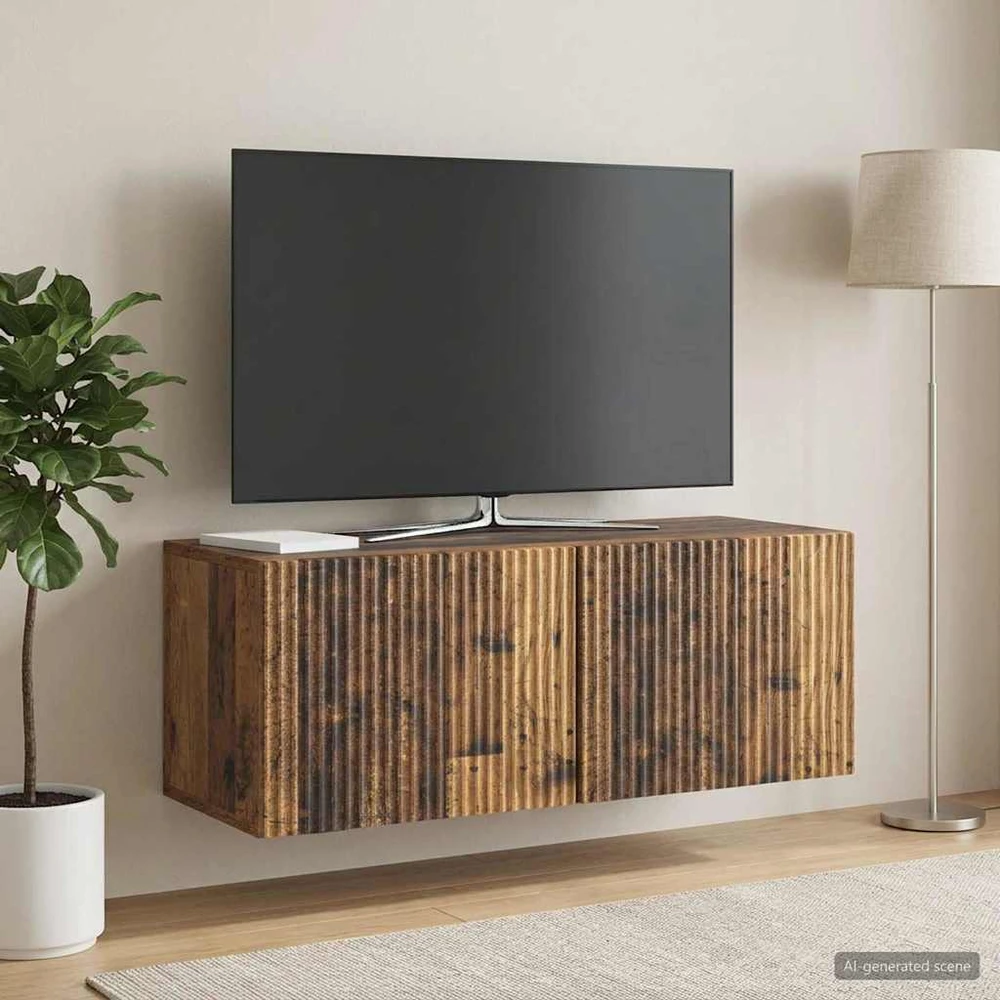 TV staliukas Sieninė TV spintelė 78,5 x 31 x 30 cm Sendintos medienos