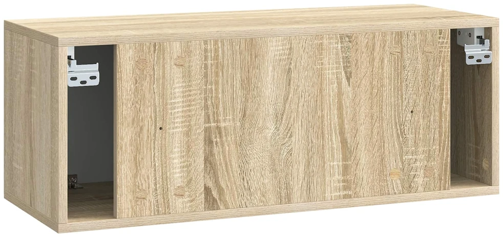 TV staliukas Sieninė TV spintelė 78,5 x 31 x 30 cm Sonoma ąžuolas