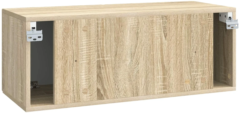 TV staliukas Sieninė TV spintelė 78,5 x 31 x 30 cm Sonoma ąžuolas