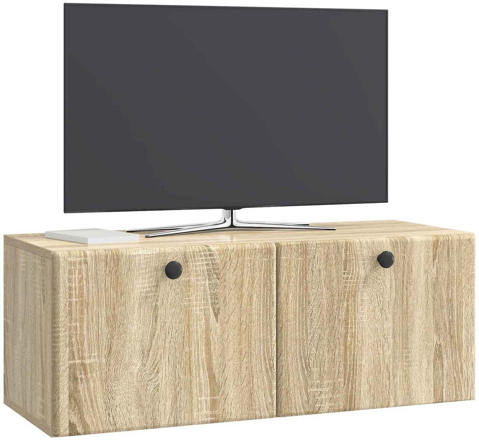 TV staliukas Sieninė TV spintelė 78,5 x 31 x 30 cm Sonoma ąžuolas