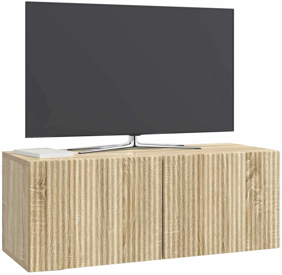 TV staliukas Sieninė TV spintelė 78,5 x 31 x 30 cm Sonoma ąžuolas