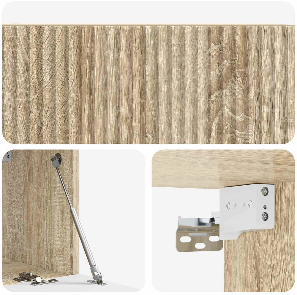 TV staliukas Sieninė TV spintelė 78,5 x 31 x 30 cm Sonoma ąžuolas