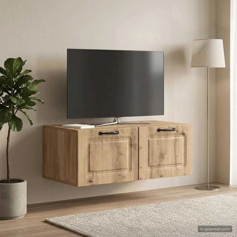 TV staliukas Sieninė TV spintelė 78,5 x 41 x 30 cm Artisano ąžuolo
