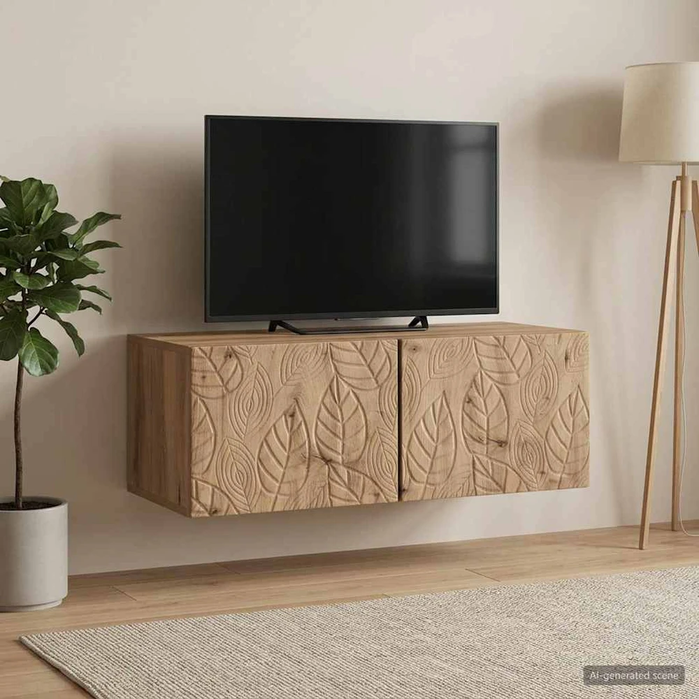 TV staliukas Sieninė TV spintelė 78,5 x 41 x 30 cm Artisano ąžuolo
