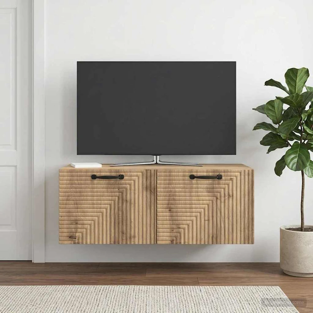 TV staliukas Sieninė TV spintelė 78,5 x 41 x 30 cm Artisano ąžuolo
