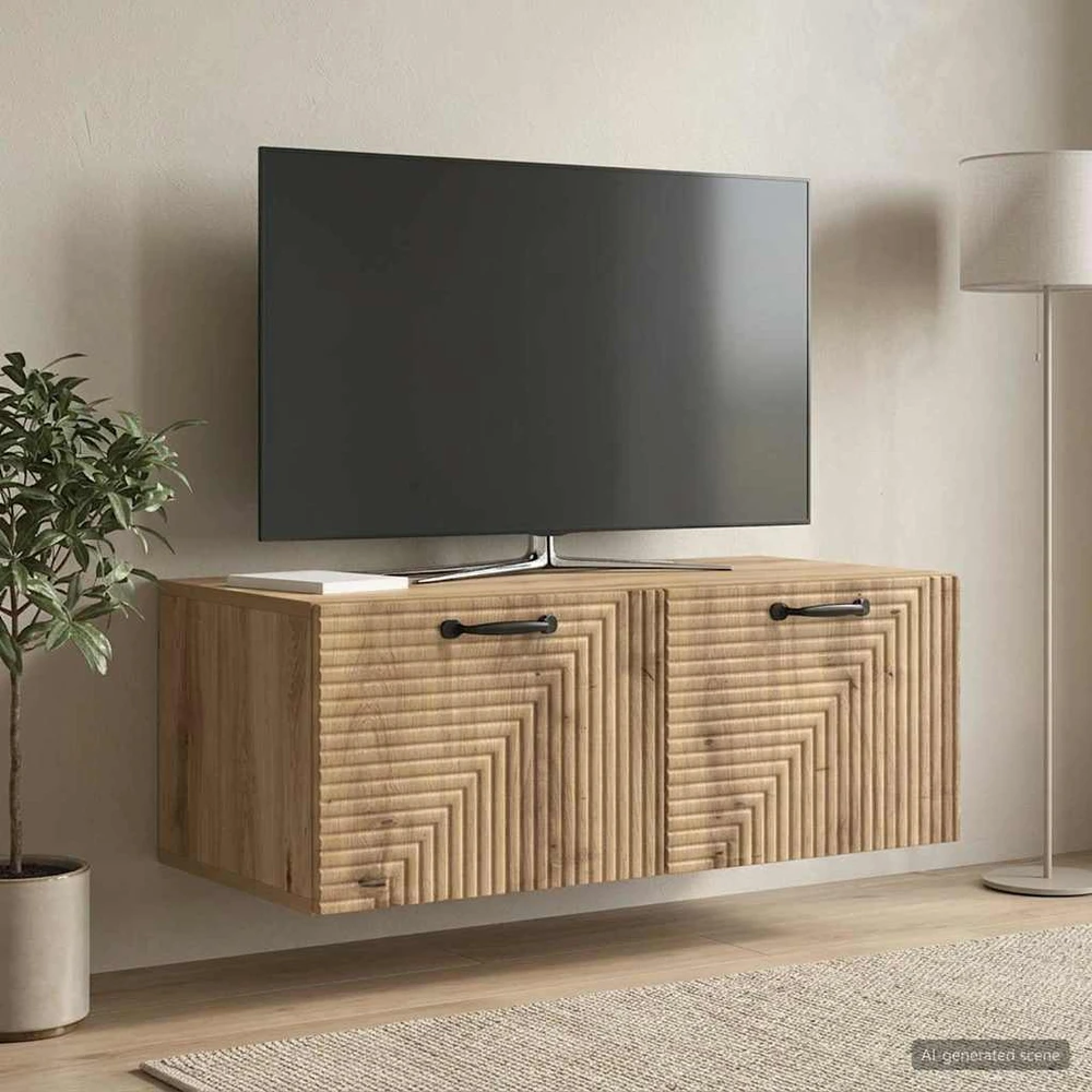 TV staliukas Sieninė TV spintelė 78,5 x 41 x 30 cm Artisano ąžuolo