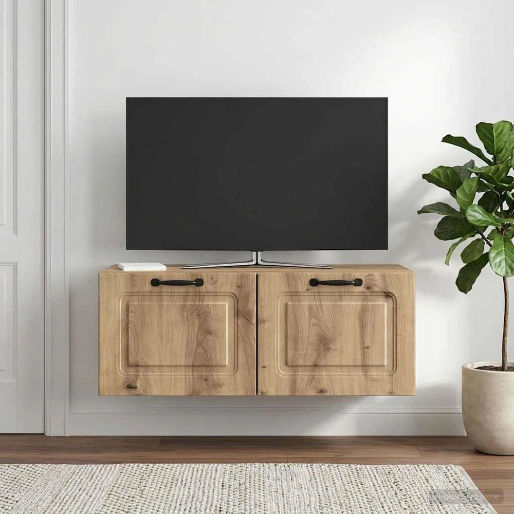 TV staliukas Sieninė TV spintelė 78,5 x 41 x 30 cm Artisano ąžuolo