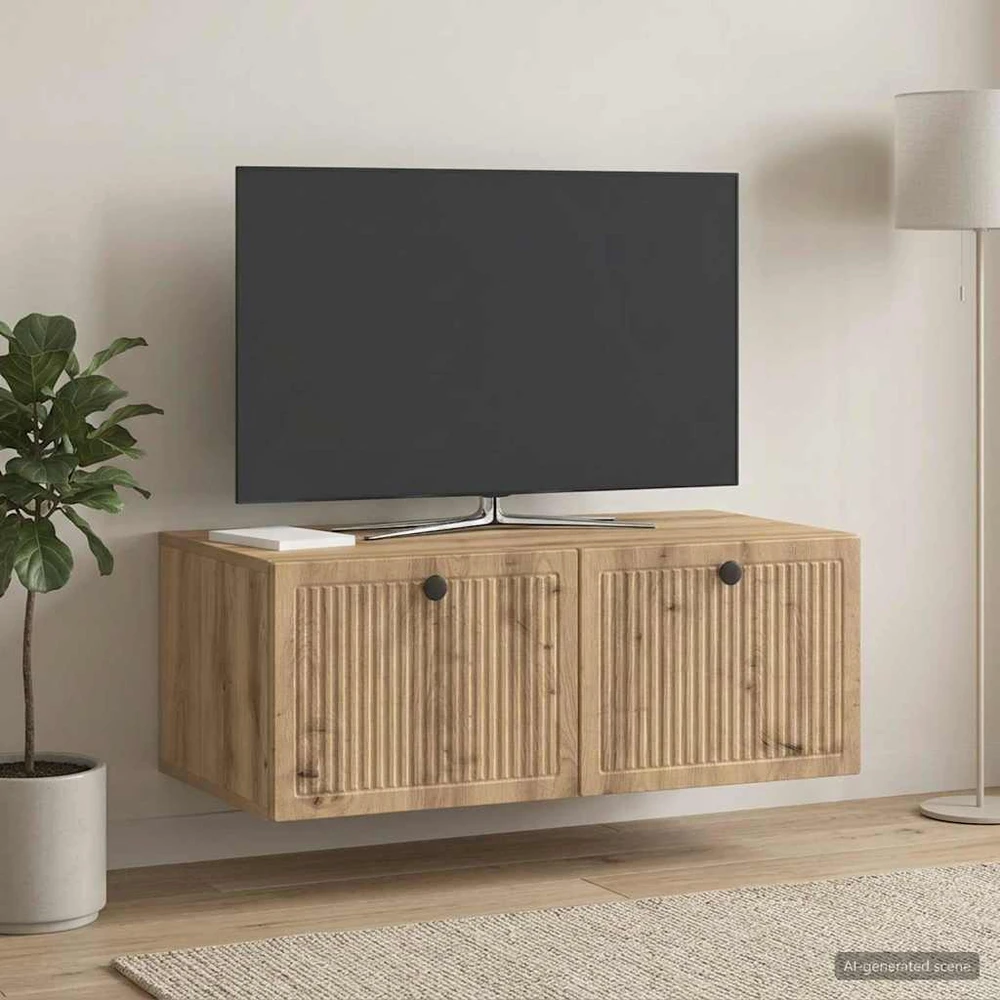 TV staliukas Sieninė TV spintelė 78,5 x 41 x 30 cm Artisano ąžuolo