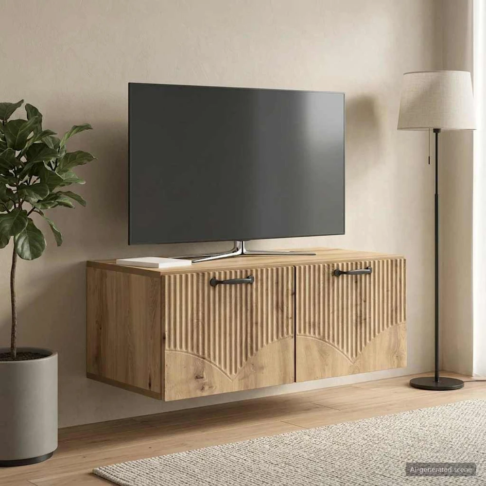 TV staliukas Sieninė TV spintelė 78,5 x 41 x 30 cm Artisano ąžuolo