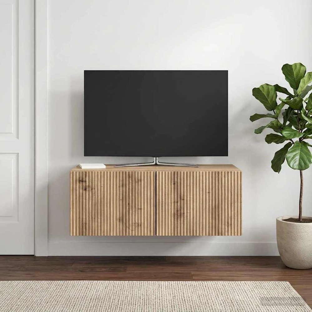 TV staliukas Sieninė TV spintelė 78,5 x 41 x 30 cm Artisano ąžuolo