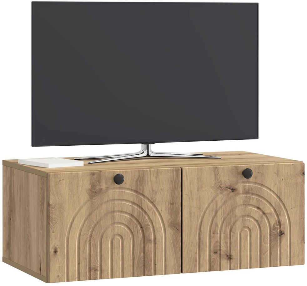 TV staliukas Sieninė TV spintelė 78,5 x 41 x 30 cm Artisano ąžuolo