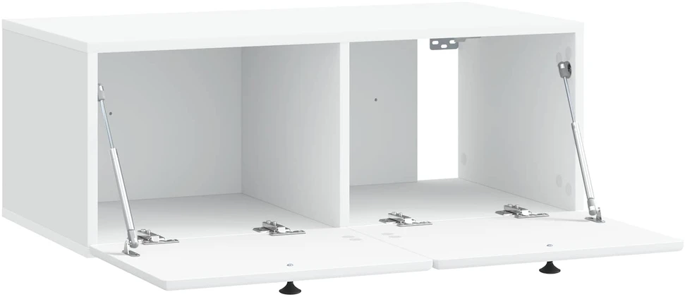 TV staliukas Sieninė TV spintelė 78,5 x 41 x 30 cm Balta Apdirbta mediena