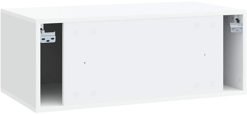 TV staliukas Sieninė TV spintelė 78,5 x 41 x 30 cm Balta Apdirbta mediena