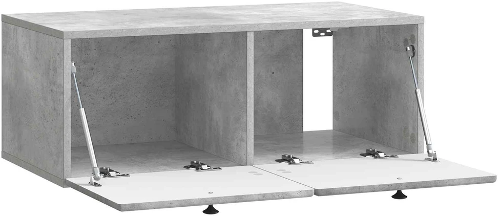 TV staliukas Sieninė TV spintelė 78,5 x 41 x 30 cm Betono pilka