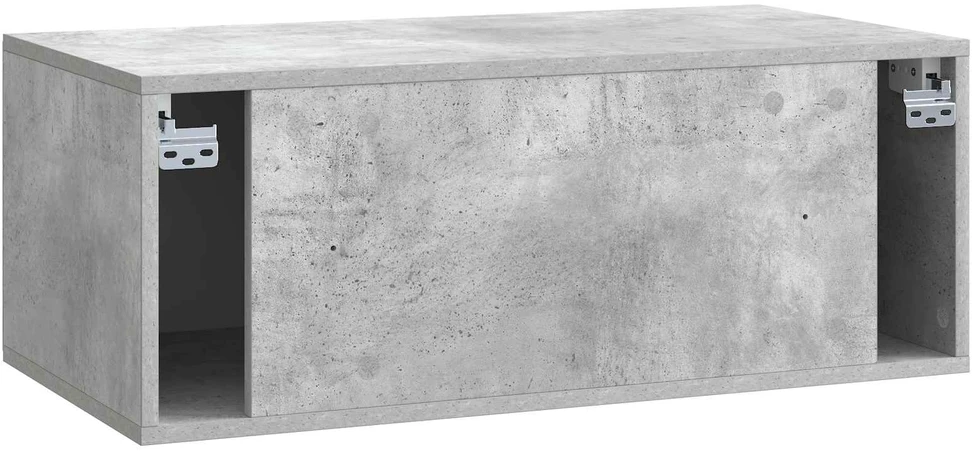 TV staliukas Sieninė TV spintelė 78,5 x 41 x 30 cm Betono pilka
