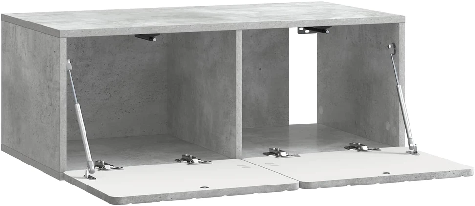 TV staliukas Sieninė TV spintelė 78,5 x 41 x 30 cm Betono pilka