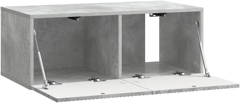TV staliukas Sieninė TV spintelė 78,5 x 41 x 30 cm Betono pilka