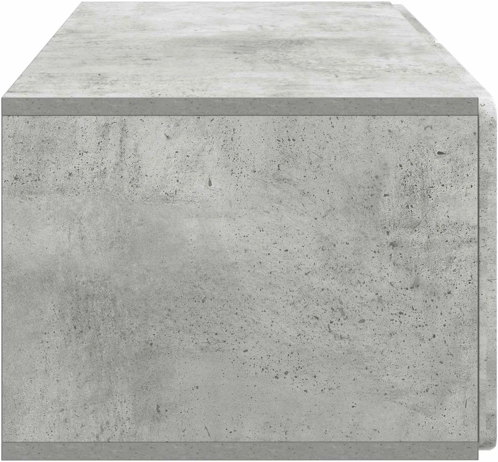 TV staliukas Sieninė TV spintelė 78,5 x 41 x 30 cm Betono pilka