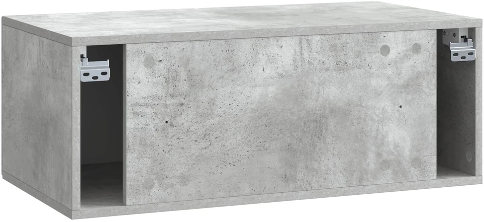 TV staliukas Sieninė TV spintelė 78,5 x 41 x 30 cm Betono pilka