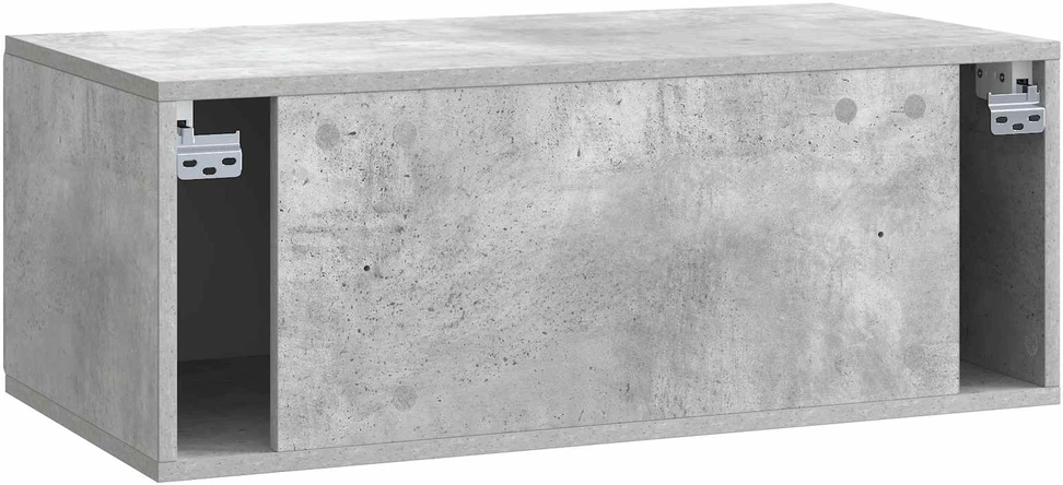 TV staliukas Sieninė TV spintelė 78,5 x 41 x 30 cm Betono pilka