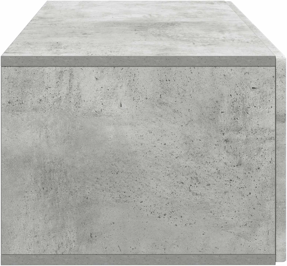 TV staliukas Sieninė TV spintelė 78,5 x 41 x 30 cm Betono pilka