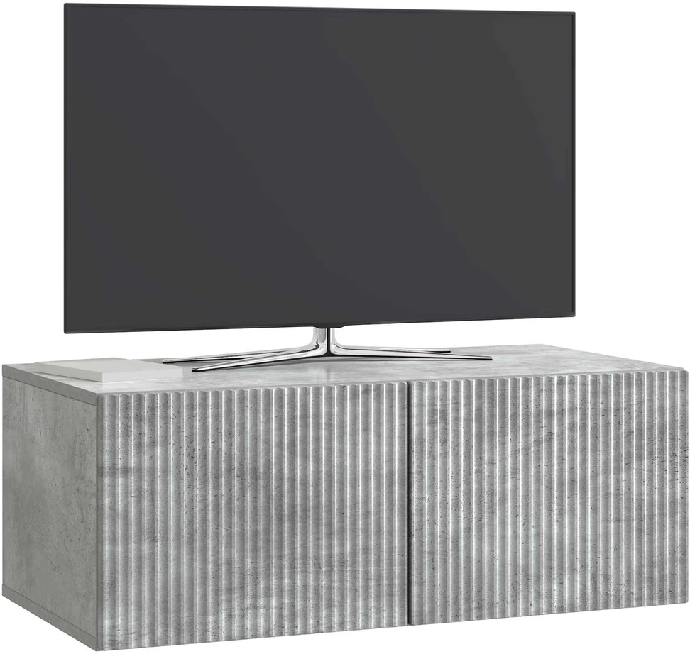 TV staliukas Sieninė TV spintelė 78,5 x 41 x 30 cm Betono pilka