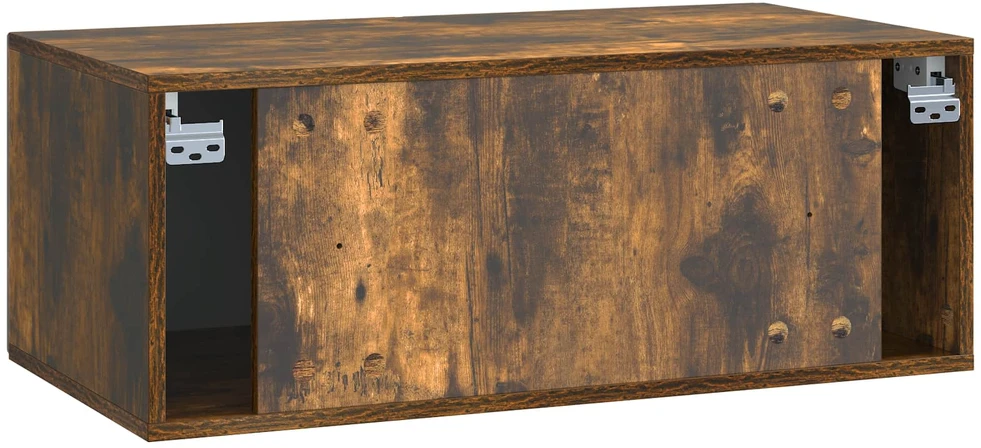 TV staliukas Sieninė TV spintelė 78,5 x 41 x 30 cm Dūminio ąžuolo