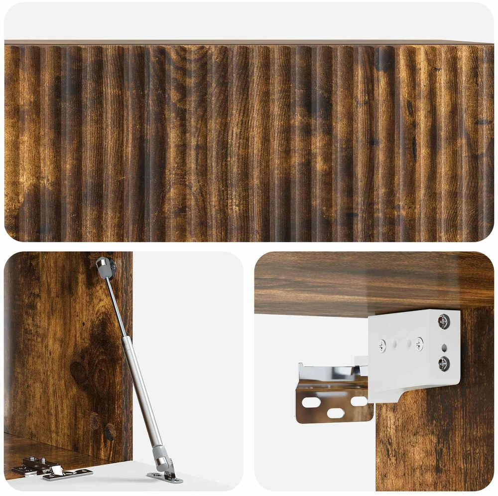 TV staliukas Sieninė TV spintelė 78,5 x 41 x 30 cm Dūminio ąžuolo