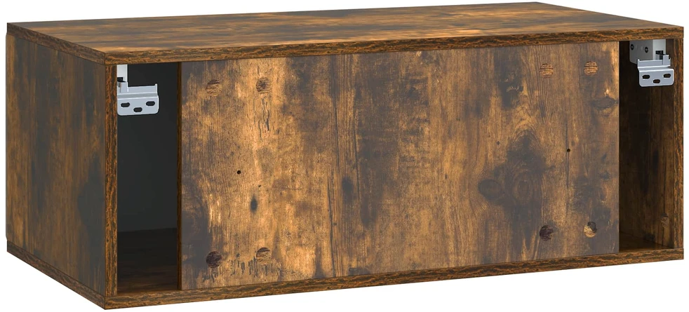 TV staliukas Sieninė TV spintelė 78,5 x 41 x 30 cm Dūminio ąžuolo