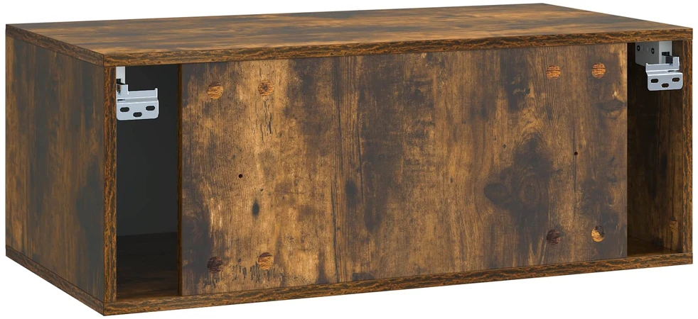 TV staliukas Sieninė TV spintelė 78,5 x 41 x 30 cm Dūminio ąžuolo
