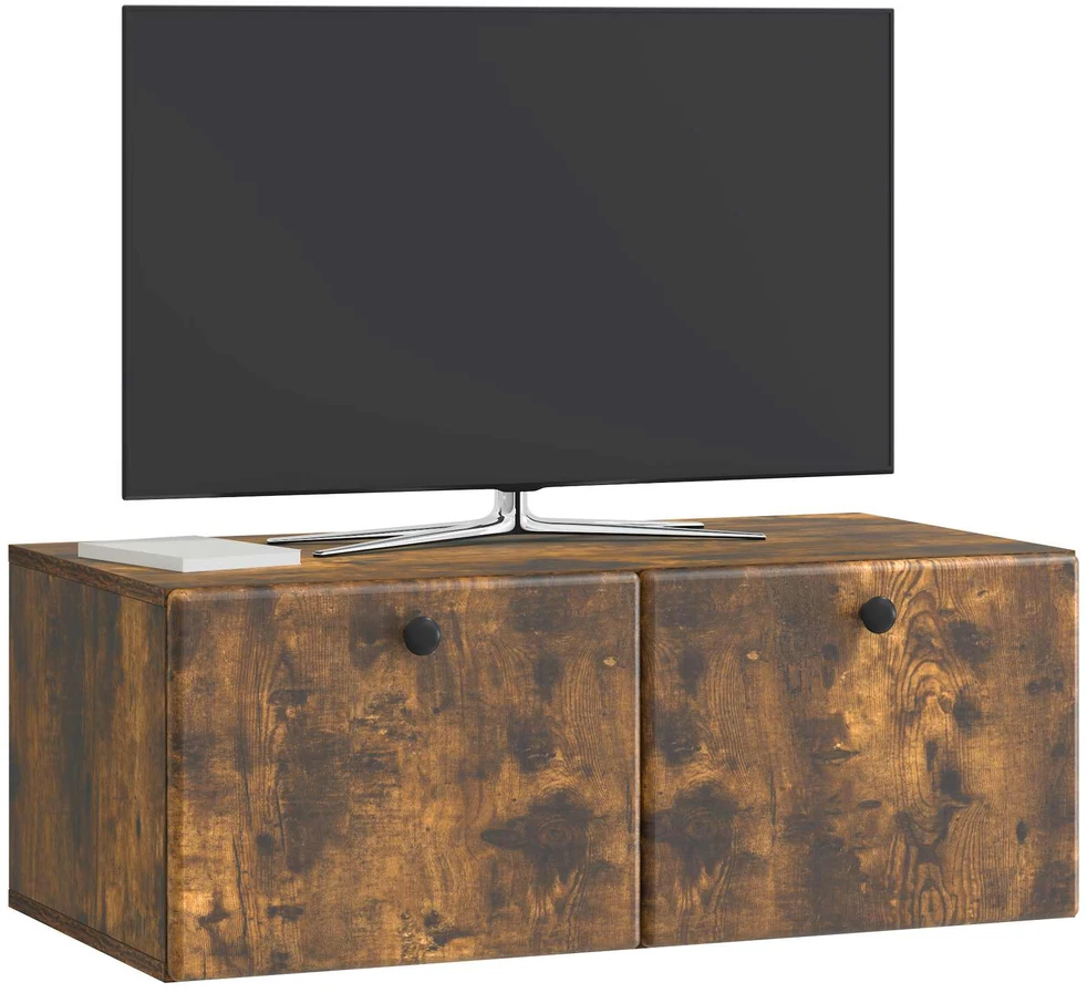 TV staliukas Sieninė TV spintelė 78,5 x 41 x 30 cm Dūminio ąžuolo