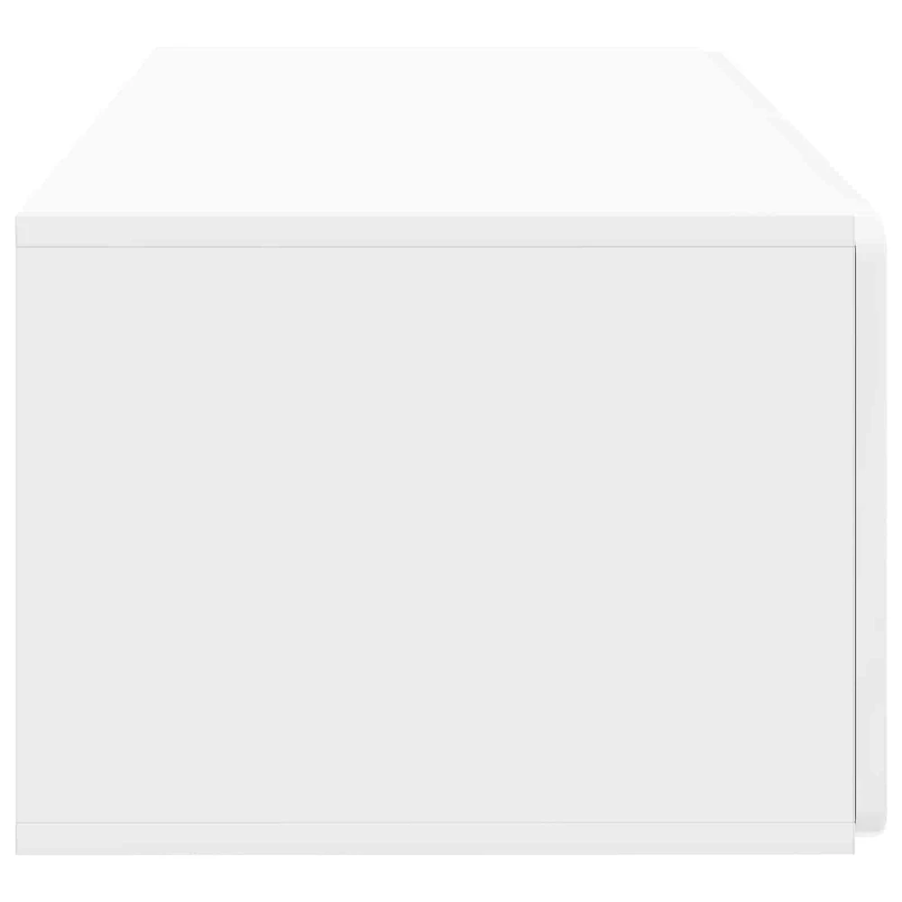 Sieninė TV spintelė 78,5 x 41 x 30 cm Itin blizgi balta