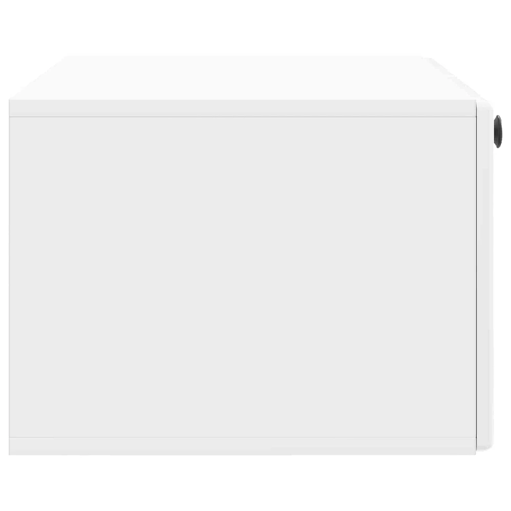 TV staliukas Sieninė TV spintelė 78,5 x 41 x 30 cm Itin blizgi balta
