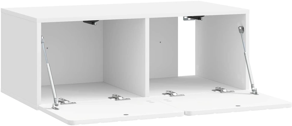 Sieninė TV spintelė 78,5 x 41 x 30 cm Itin blizgi balta