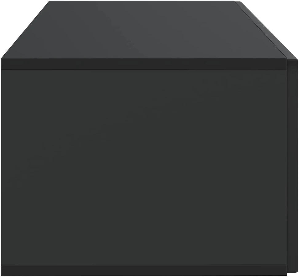 TV staliukas Sieninė TV spintelė 78,5 x 41 x 30 cm Juoda Apdirbta mediena