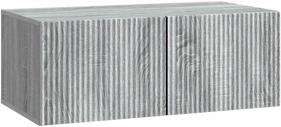 TV staliukas Sieninė TV spintelė 78,5 x 41 x 30 cm Pilka sonoma ąžuolo