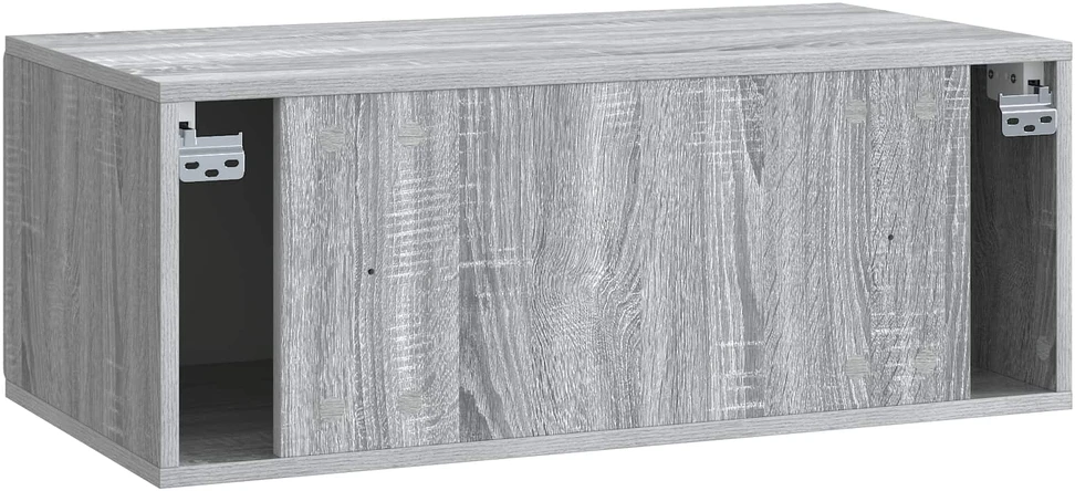 TV staliukas Sieninė TV spintelė 78,5 x 41 x 30 cm Pilka Sonoma