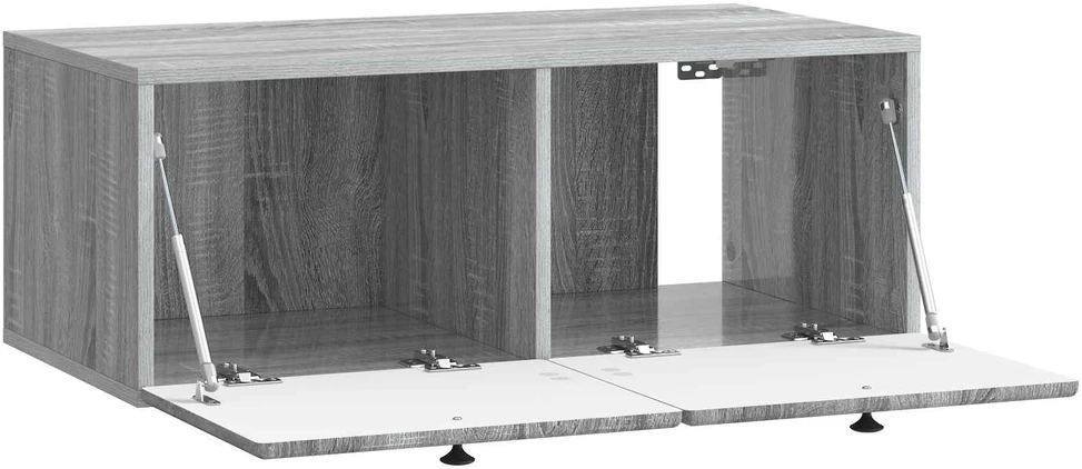 TV staliukas Sieninė TV spintelė 78,5 x 41 x 30 cm Pilka Sonoma