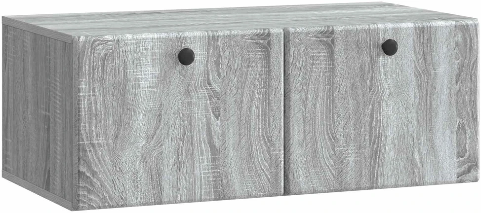 TV staliukas Sieninė TV spintelė 78,5 x 41 x 30 cm Pilka Sonoma