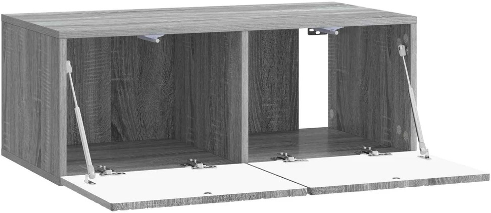TV staliukas Sieninė TV spintelė 78,5 x 41 x 30 cm Pilka Sonoma