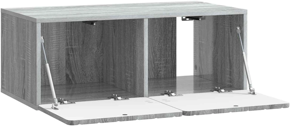 TV staliukas Sieninė TV spintelė 78,5 x 41 x 30 cm Pilka Sonoma