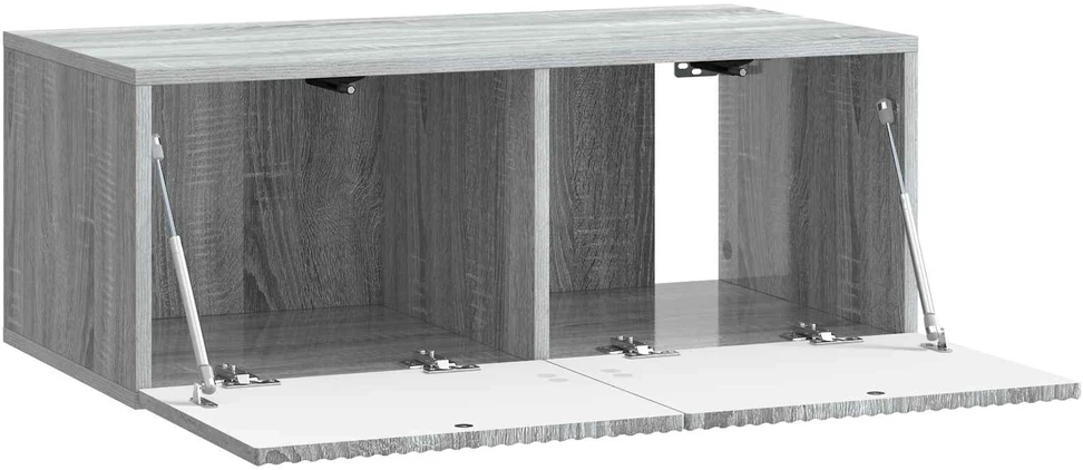 TV staliukas Sieninė TV spintelė 78,5 x 41 x 30 cm Pilka sonoma ąžuolo