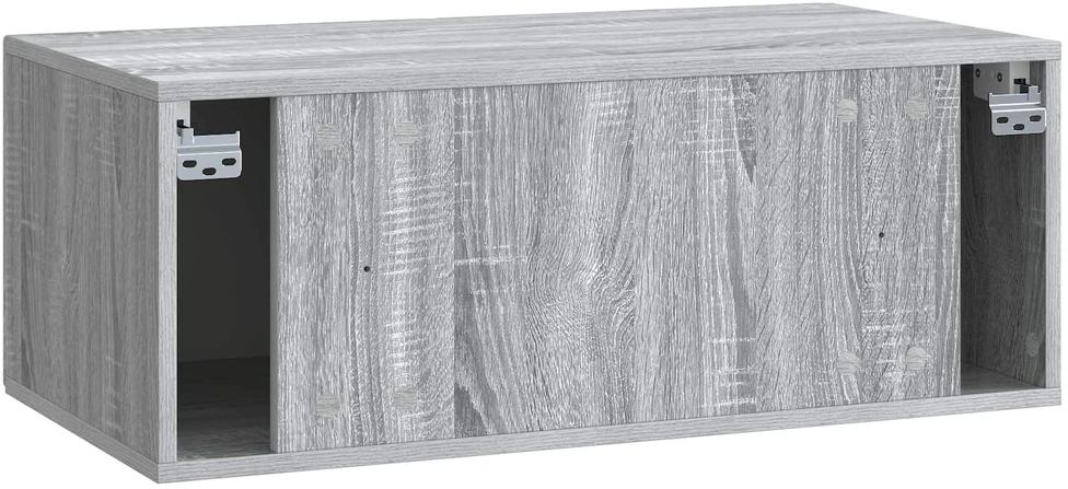 TV staliukas Sieninė TV spintelė 78,5 x 41 x 30 cm Pilka sonoma ąžuolo