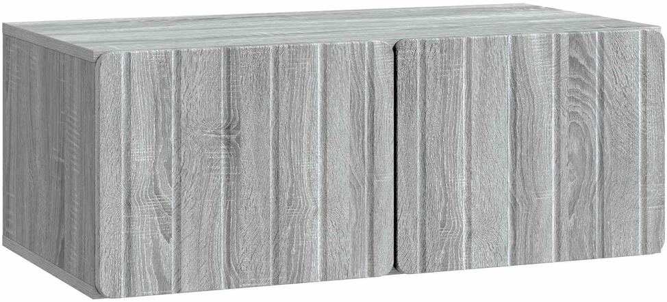 TV staliukas Sieninė TV spintelė 78,5 x 41 x 30 cm Pilka Sonoma
