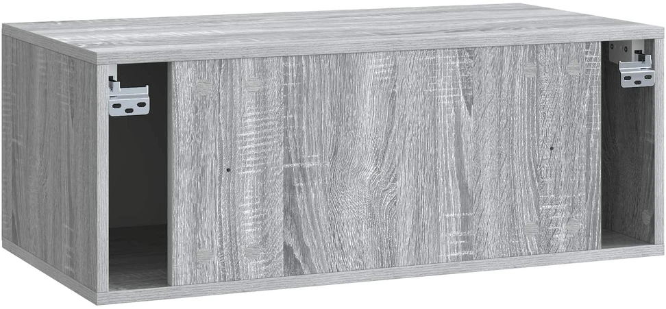 TV staliukas Sieninė TV spintelė 78,5 x 41 x 30 cm Pilka Sonoma